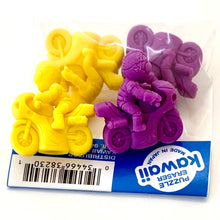 Load image into Gallery viewer, 382302 Iwako Biker Japanese Erasers-4 Bags of 8 erasers