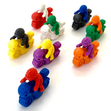 Load image into Gallery viewer, 382302 Iwako Biker Japanese Erasers-4 Bags of 8 erasers