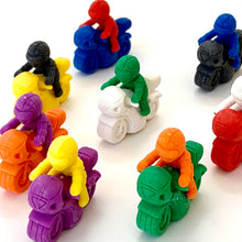 Load image into Gallery viewer, 382302 Iwako Biker Japanese Erasers-4 Bags of 8 erasers