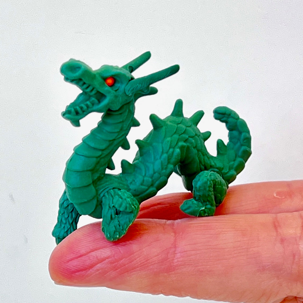 382854 IWAKO DRAGON ERASER-GREEN