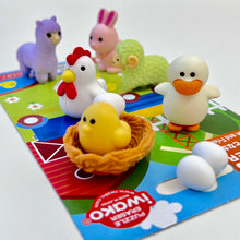 Load image into Gallery viewer, 383761 CHICKEN &amp; FRIENDS ERASER CARD-1 CARD
