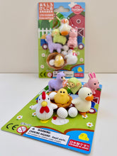 Load image into Gallery viewer, 383761 CHICKEN &amp; FRIENDS ERASER CARD-1 CARD
