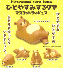 Load image into Gallery viewer, 70240 Hitoyasumi Suru Kuma Relax Bear Figurine Capsule-5
