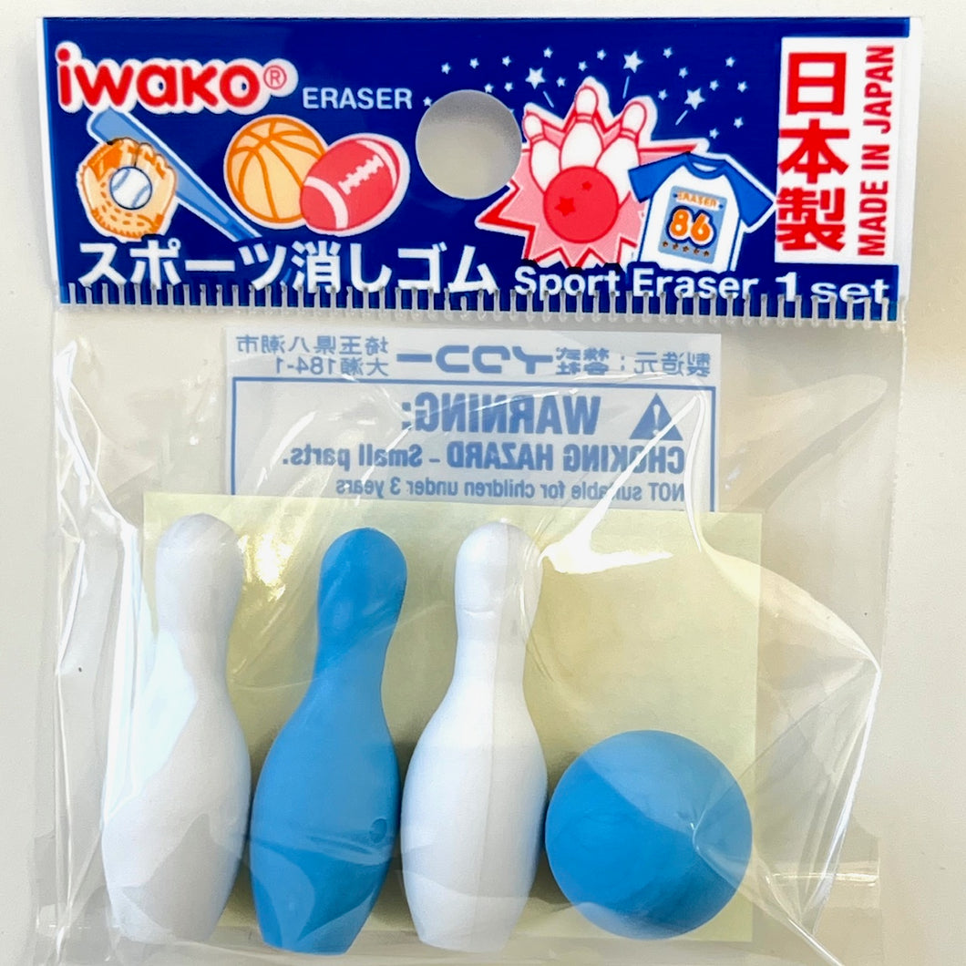 382836 Iwako Sports Erasers-BOWLING-1