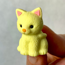 Load image into Gallery viewer, X 380025 Iwako CAT ERASER-YELLOW-DISCONTINUED

