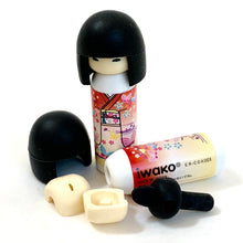 Load image into Gallery viewer, 380038 Iwako Kokeshi Japanese Doll Eraser-Butterfly-1 eraser
