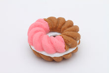 Load image into Gallery viewer, X 380127 IWAKO FRENCH DONUT ERASER-PINK/BROWN-DISCONTINUED
