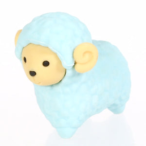 380223 IWAKO SHEEP ERASER-BLUE-1 ERASER