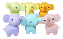 Load image into Gallery viewer, 380332 IWAKO ELEPHANT ERASERS NEW PASTEL COLORS-6 erasers
