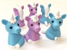 Load image into Gallery viewer, 380432 IWAKO Unicorn Erasers BLUE AND PURPLE-2 erasers
