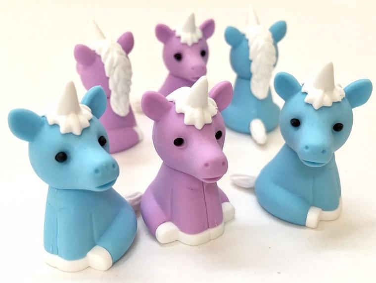 Unicorn Straw Topper- Blue white – Etch and Ember