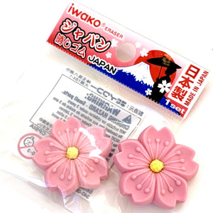 380516 IWAKO SAKURA FLOWER ERASER-1 eraser