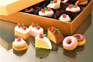 381474 IWAKO SLICED CAKE ERASER-CHOCOLATE-1 ERASER