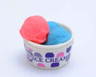 381499 IWAKO ICE CREAM CUP ERASER-BLUE-1 eraser