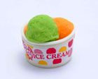 381490 IWAKO ICE CREAM CUP ERASER-ORANGE-1 eraser