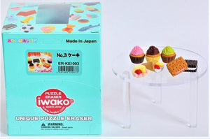 381672 IWAKO CAKE AND BISCUIT MIX ERASER-7 erasers