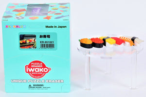 381722 IWAKO SUSHI ERASER-6 erasers