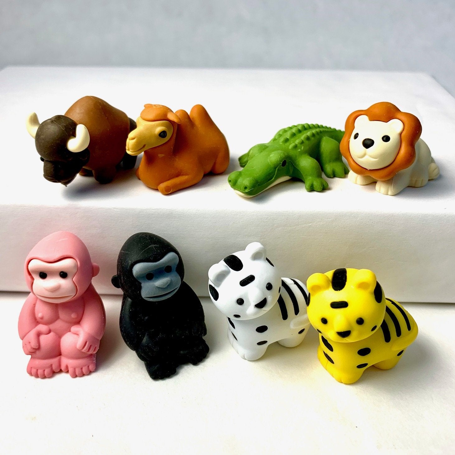 382372 IWAKO SAFARI ANIMAL ERASER-8 erasers – IwakoUSA
