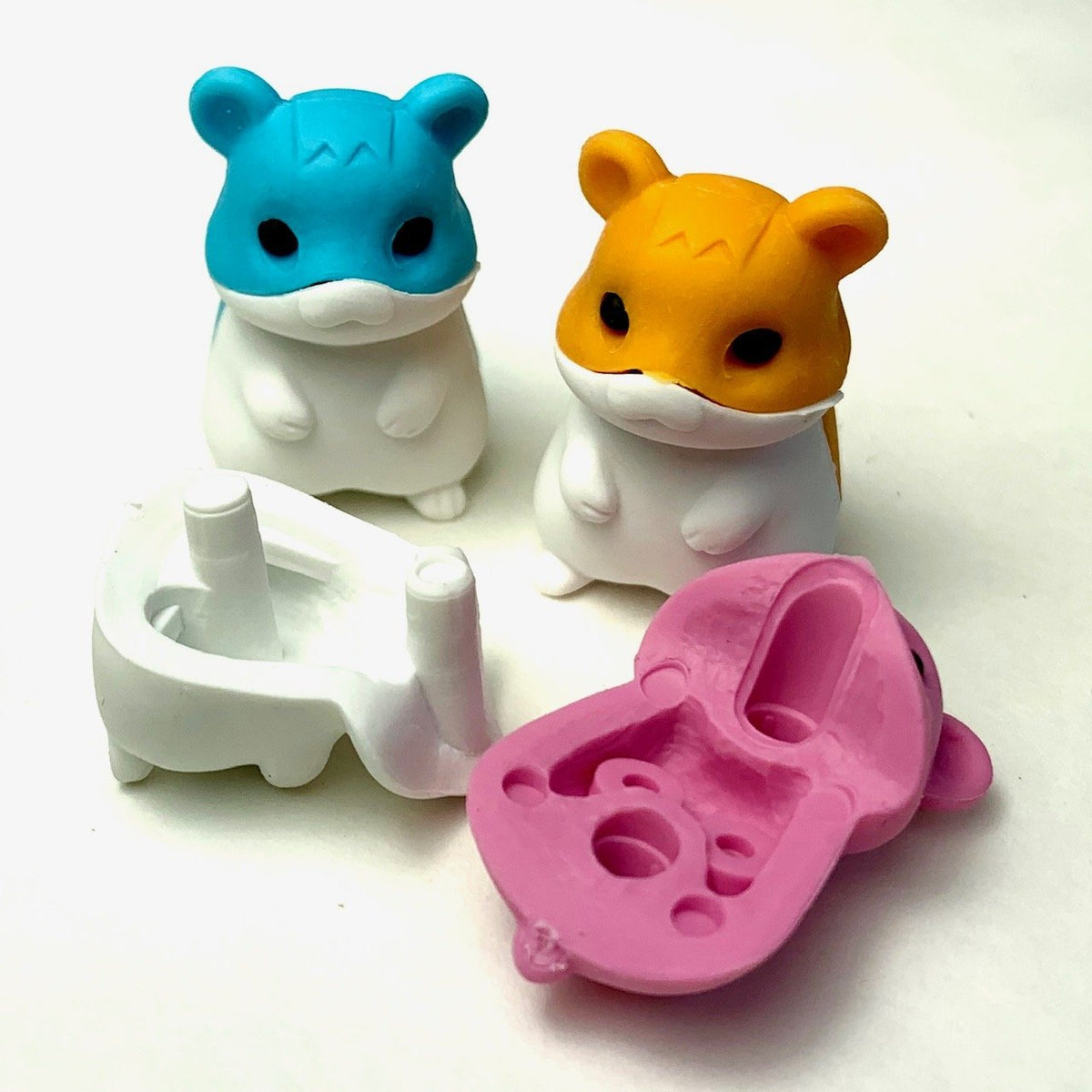 382405 IWAKO HAMSTER ORANGE ERASER 1 eraser IwakoUSA