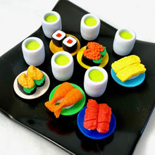 Load image into Gallery viewer, 382622 IWAKO SUSHI-GO-ROUND ERASERS-6 packs of 12 erasers
