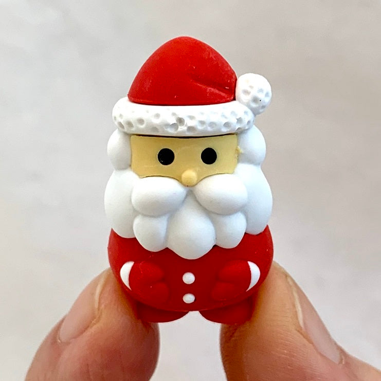  Ciieeo 12pcs Santa Claus Snowman Fawn Shape Eraser