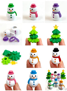 Puzzle Eraser - Snowman - Yellow Springs Toy Company