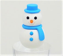 Load image into Gallery viewer, 382657 IWAKO SNOWMAN ERASER-BLUE-1 ERASER
