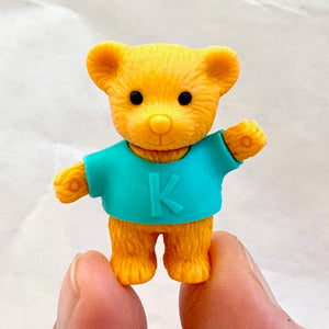 381444 BEAR ERASERS-2 COLORS-2 erasers