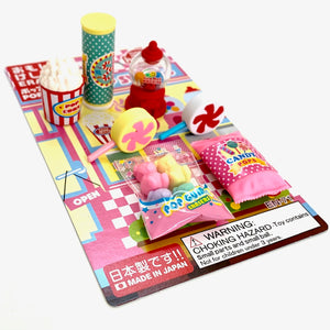 382971 IWAKO CANDY SWEETS ERASER CARD-1 CARD