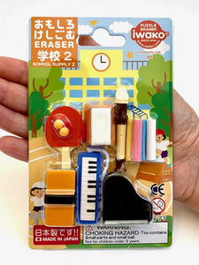383121 IWAKO EXTRACURRICULAR ERASER CARD-1 CARD