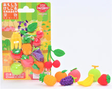 Load image into Gallery viewer, 383271 IWAKO FRUITS ERASER CARD-1 CARD
