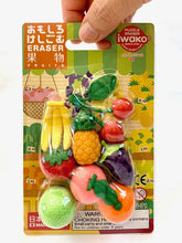 Load image into Gallery viewer, 383271 IWAKO FRUITS ERASER CARD-1 CARD
