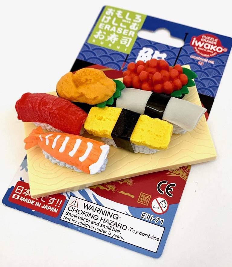 383351 IWAKO SUSHI BOARD ERASER CARD-1 CARD – IwakoUSA