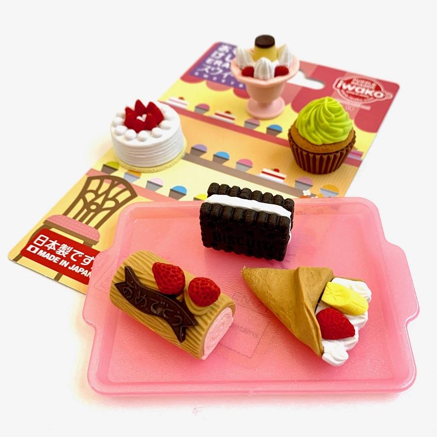 383441 IWAKO DESSERT ERASER CARD-1 CARD – IwakoUSA