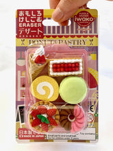 Load image into Gallery viewer, 383471 IWAKO FRENCH PASTRY ERASER CARD-1 CARD
