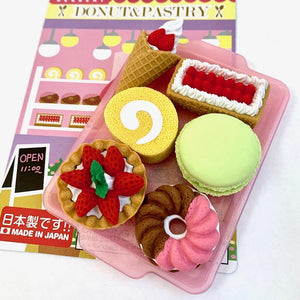 383471 IWAKO FRENCH PASTRY ERASER CARD-1 CARD