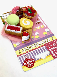 383471 IWAKO FRENCH PASTRY ERASER CARD-1 CARD