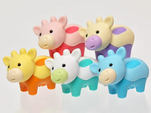 384541 IWAKO Colorz Cows -1 box of 5 Erasers