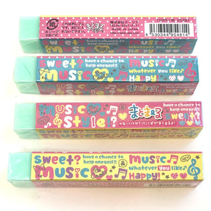 95481 QLIA STICK ERASER-MUSIC-1 eraser