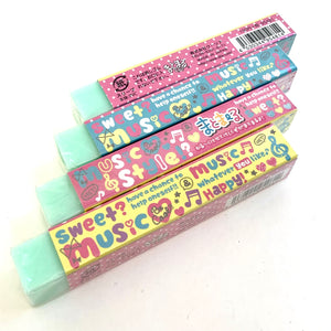 95481 QLIA STICK ERASER-MUSIC-1 eraser