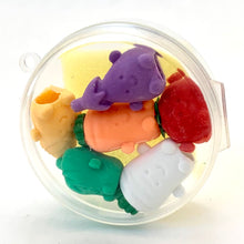 Load image into Gallery viewer, X 384021 VEGETABLE PENCIL TOP ERASERS ROUND BOX-DISCONTINUED
