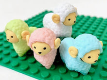 Load image into Gallery viewer, 380222 IWAKO SHEEP ERASERS-4 COLORS-4 erasers
