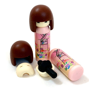 380032 Iwako Kokeshi Japanese Doll Eraser-6 Erasers