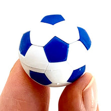 Load image into Gallery viewer, X 381875 IWAKO SOCCER BALL ERASER-BLUE-DISCONTINUED
