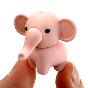 380337 IWAKO ELEPHANT ERASER-Pink-1 eraser
