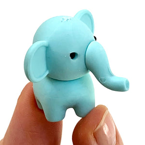 380333 IWAKO ELEPHANT ERASER-BLUE-1 eraser