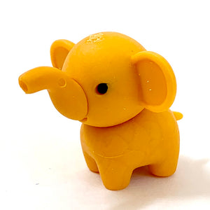 380334 IWAKO ELEPHANT ERASER-orange-1 eraser