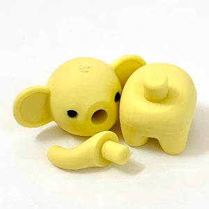 380336 IWAKO ELEPHANT ERASER-Yellow-1 eraser