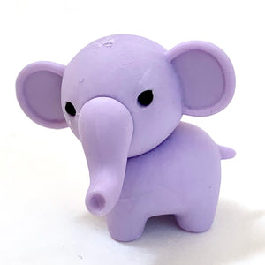 380338 IWAKO ELEPHANT ERASER-Purple-1 eraser