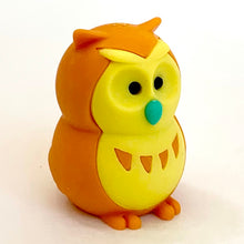 Load image into Gallery viewer, X 380065 IWAKO OWL ERASERS-ORANGE-DISCONTINUED
